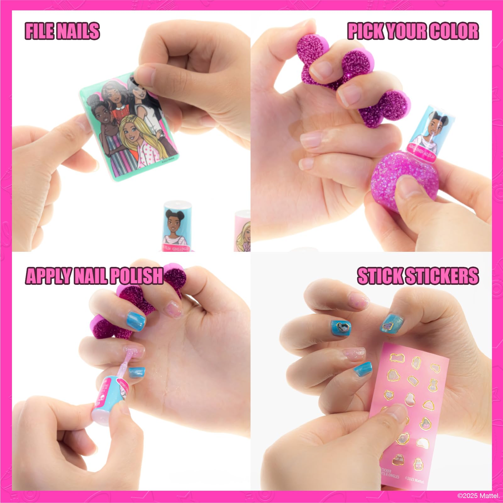 Barbie Sac à Dos Maquillage Enfant Coffret Beauté Filles Cadeau