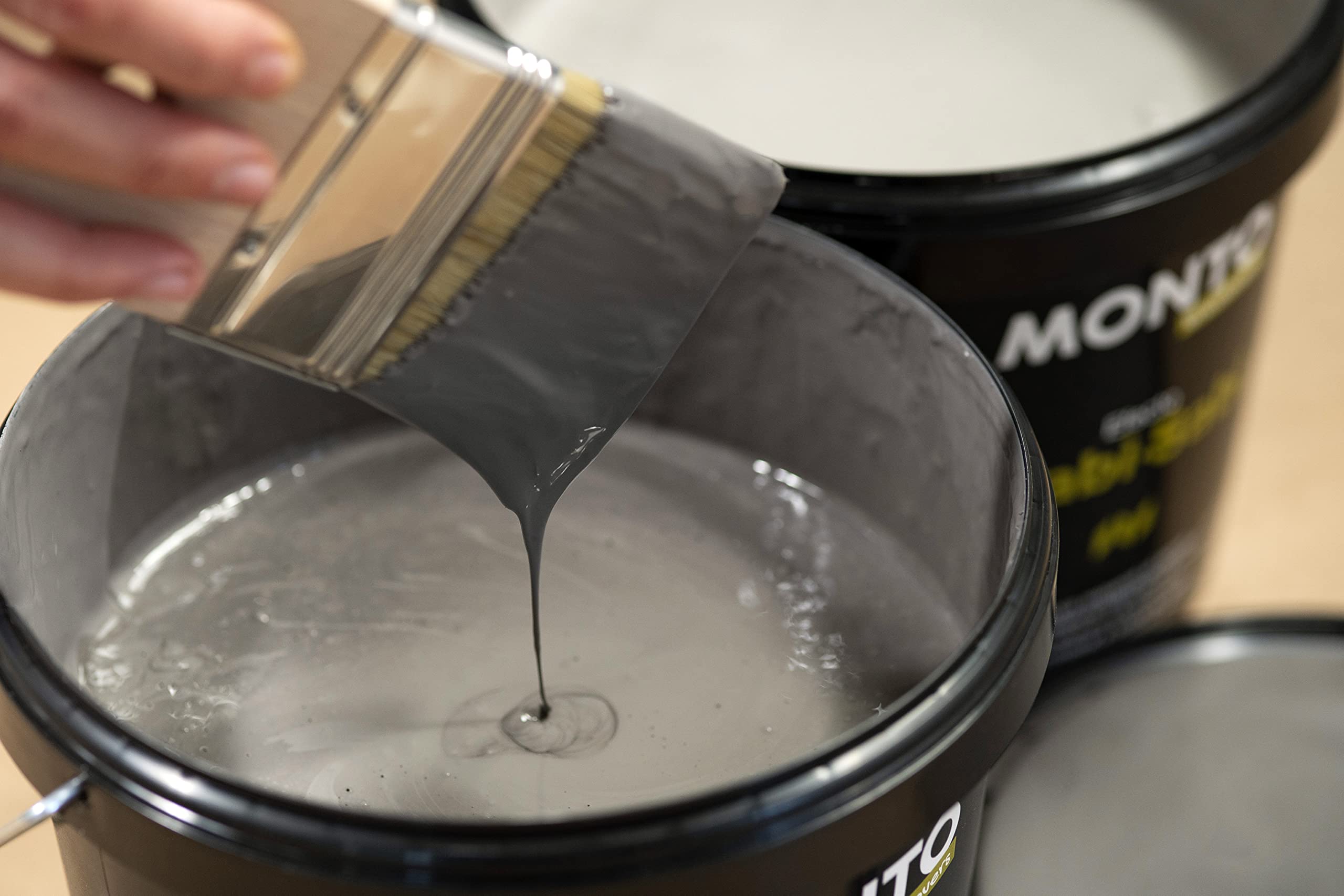 MONTÓ Pintura Efecto Wabi-Sabi Bricolovers (Gris Intense 2,5L)