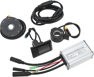 Changor Electric Bicycle Controller Kit, Stable Effective Sensitive Bicycle Speed Controller Metal for 350W Bicycle Motor