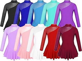 Vestido de danza, vestido de ballet, vestido de baile, guardia, patinaje artístico, una pieza con body de baile