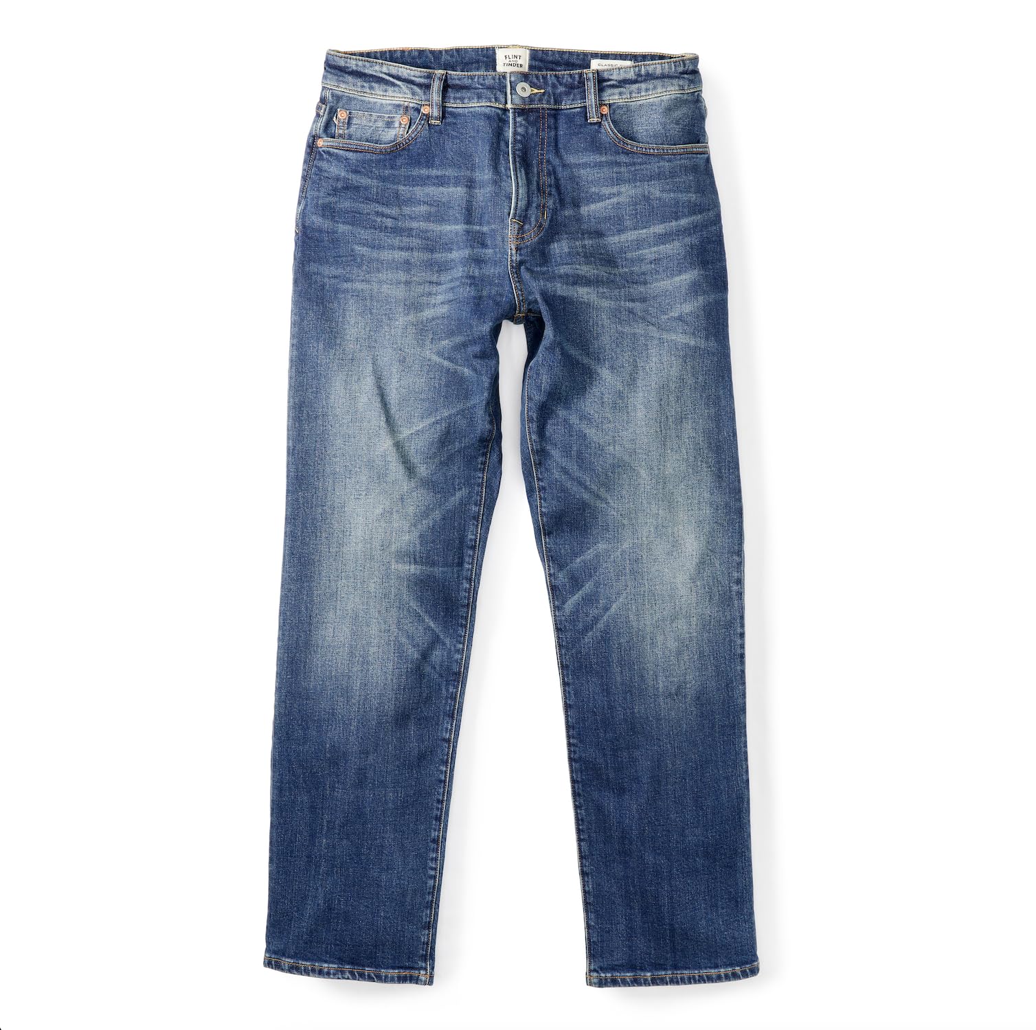 Huckberry Stretch Selvedge Denim Jeans for Men - 11.7 oz Mens Jeans with 1% Stretch, Copper Rivets- Year-Round Men Jeans