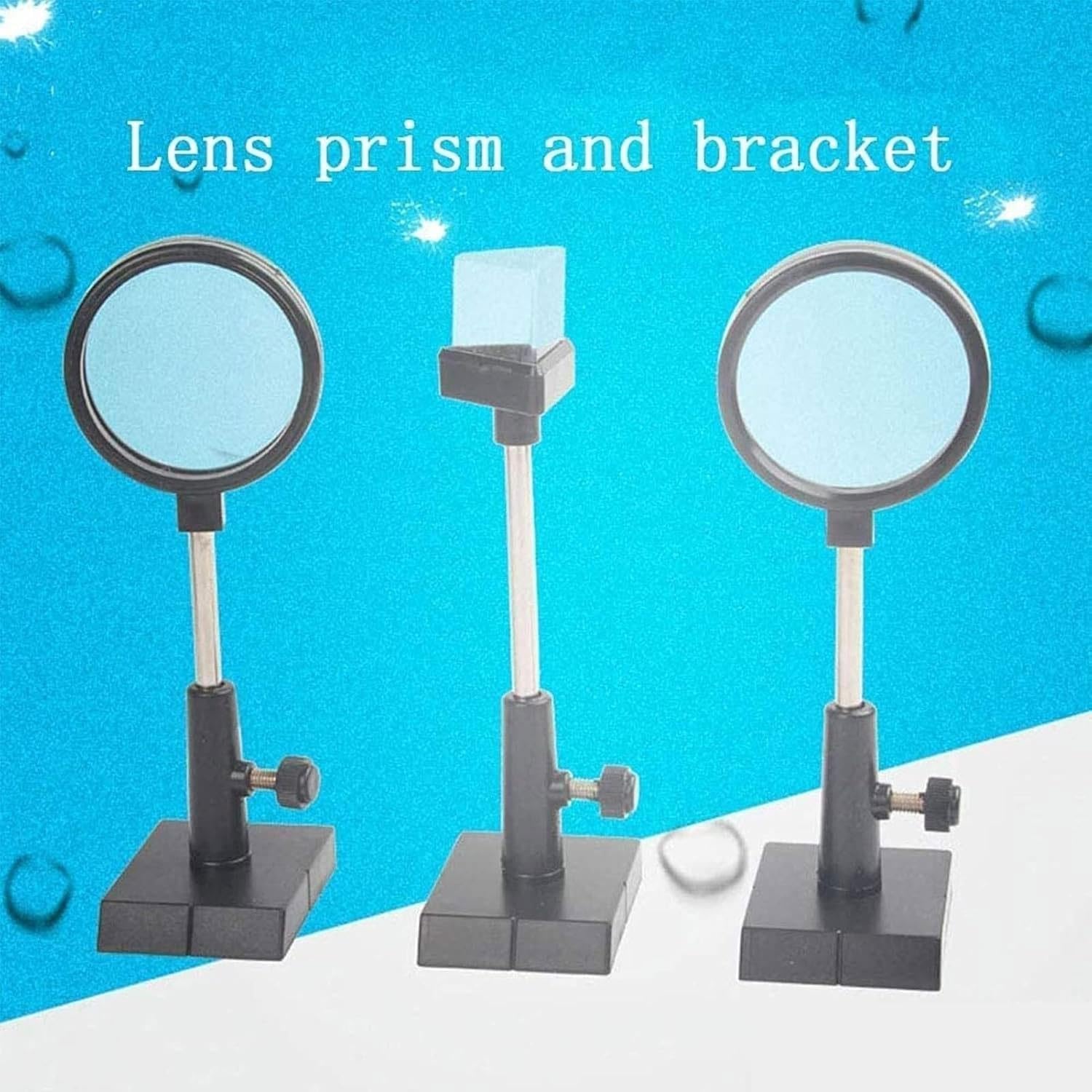 Kit for esperimenti di Ottica Fisica – Include prismi, Lenti e specchi for studi sulla riflessione/rifrazione della Luce, Set educativo STEM