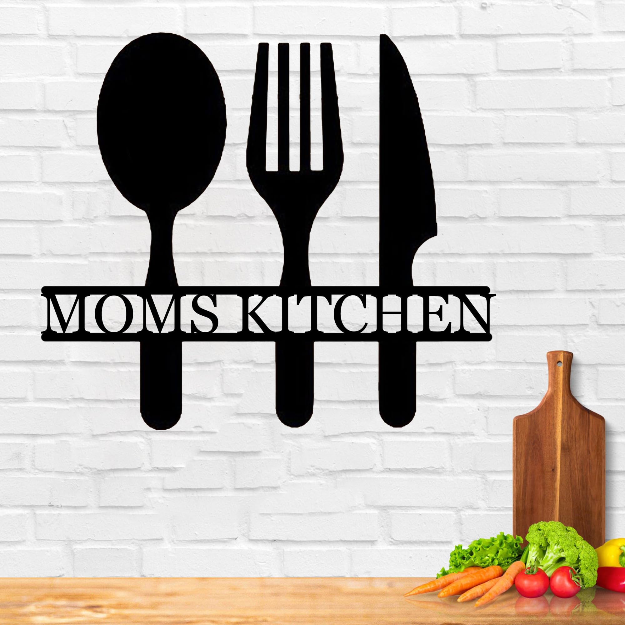 out sona様 kitchen サインボード❁ Custom Kitchen Sign Farmhouse Kitchen Name Sign Metal Kitchen Wall