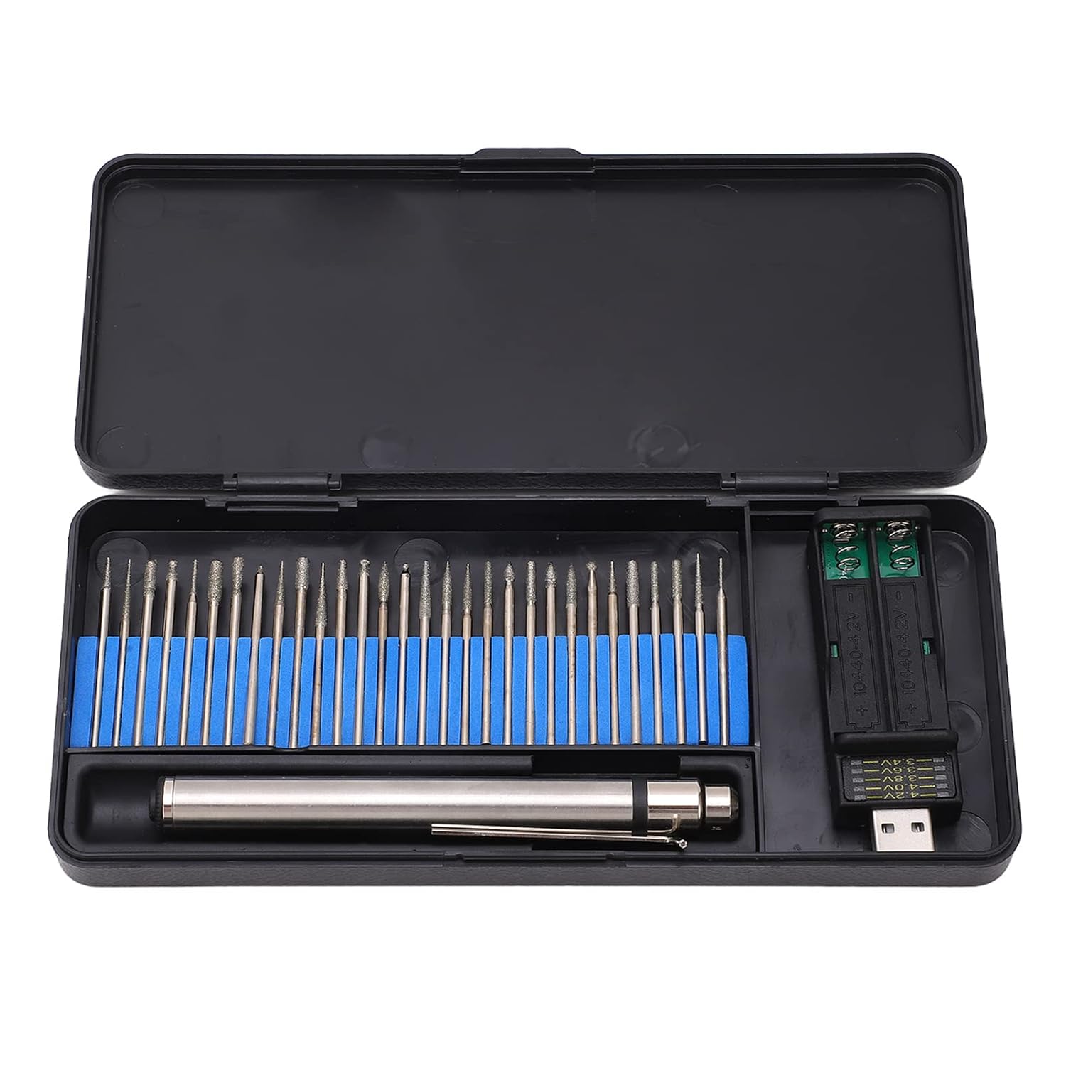 Electric Engraving Pen, USB Rechargeable Professional Engraver Machines 3 Gear 5V Cordless Tool for Jewelry Wood Metal Plastic