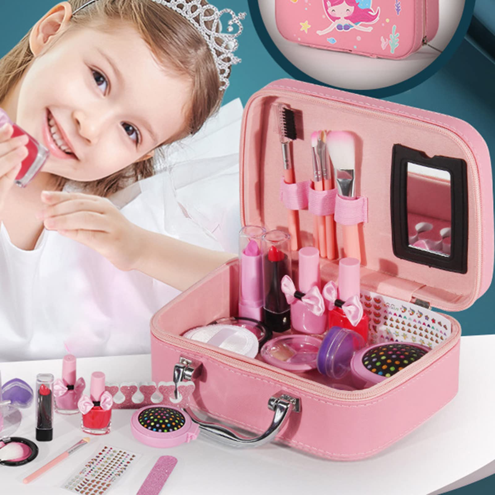 メイク道具・化粧小物 ar Amazon.co.jp: メイクセット 子供 お化粧セット 女の子 おけしょう