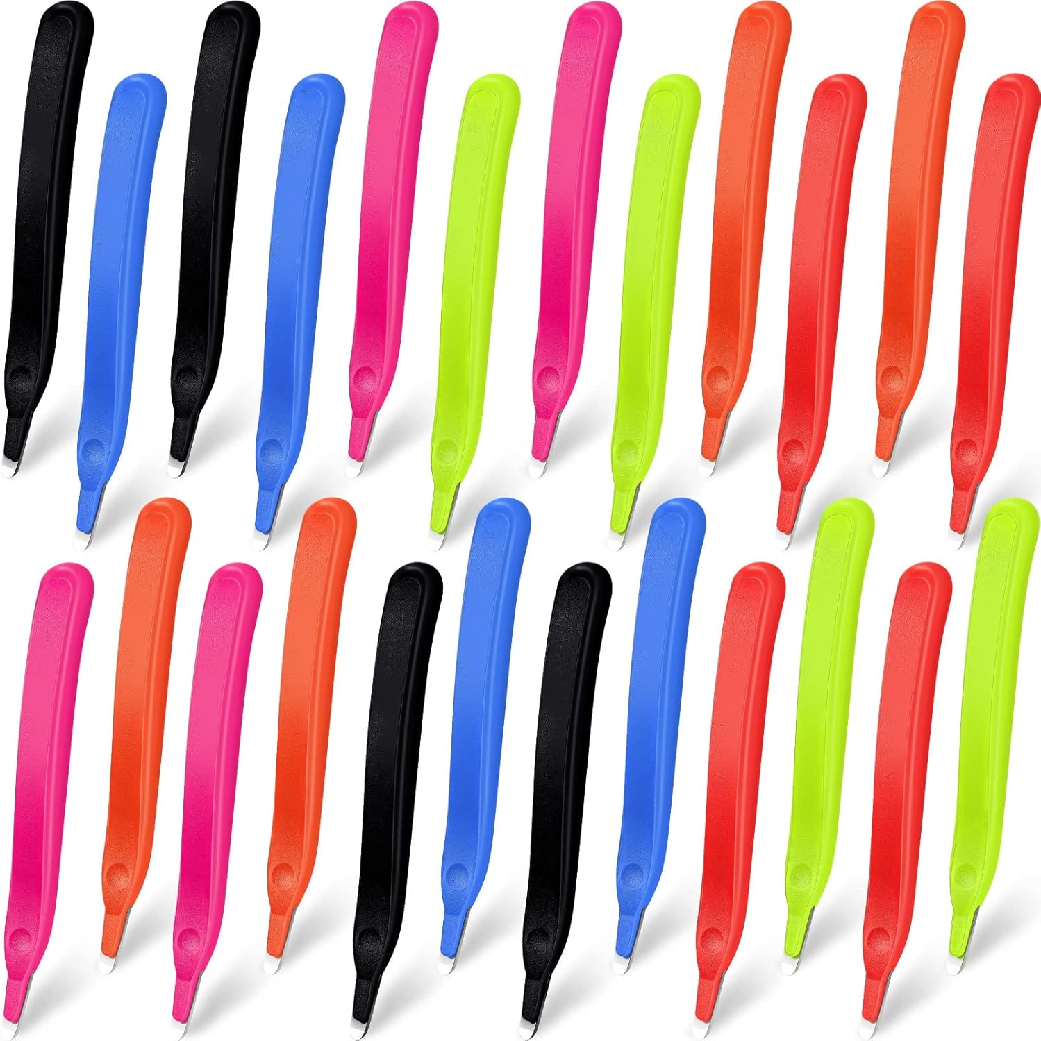 24 Pcs Staple Remover Bulk Magnetic Staple Remover Puller Staple Remover Pen Universal Tool Staple Puller Tool Rubberized Staples Remover for Office, School and Home (Candy Color) : Office Products