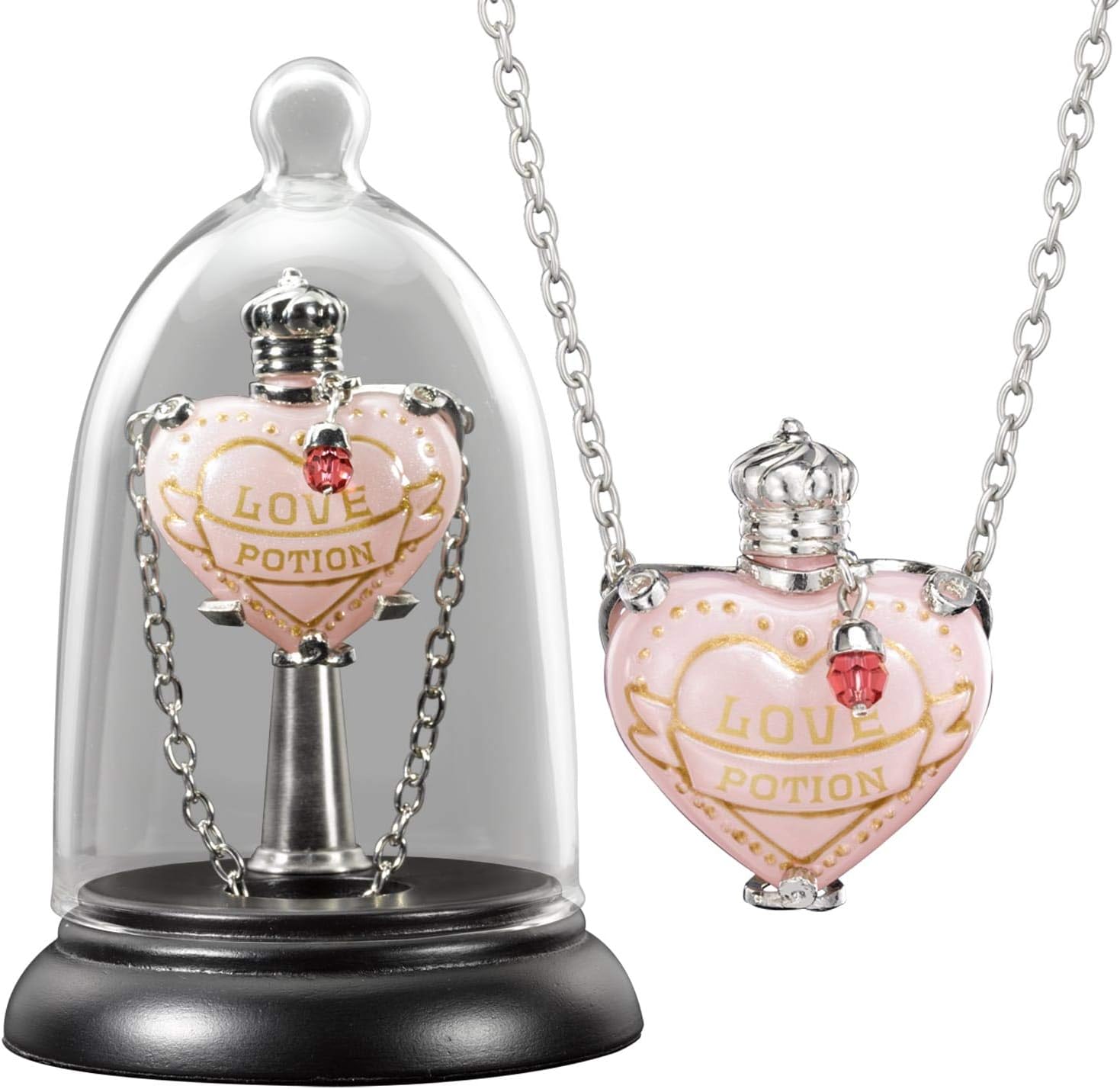 Harry Potter Love Potion Pendant and Display - Includes 18in Chain & Collector Display - Officially Licensed Harry Potter Film Set Movie Replica Jewellery Gifts