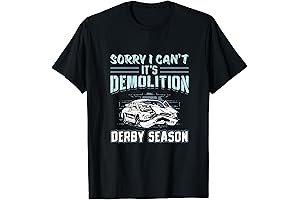 Men's Demolition Derby Season Demo Derby Cars T-Shirt