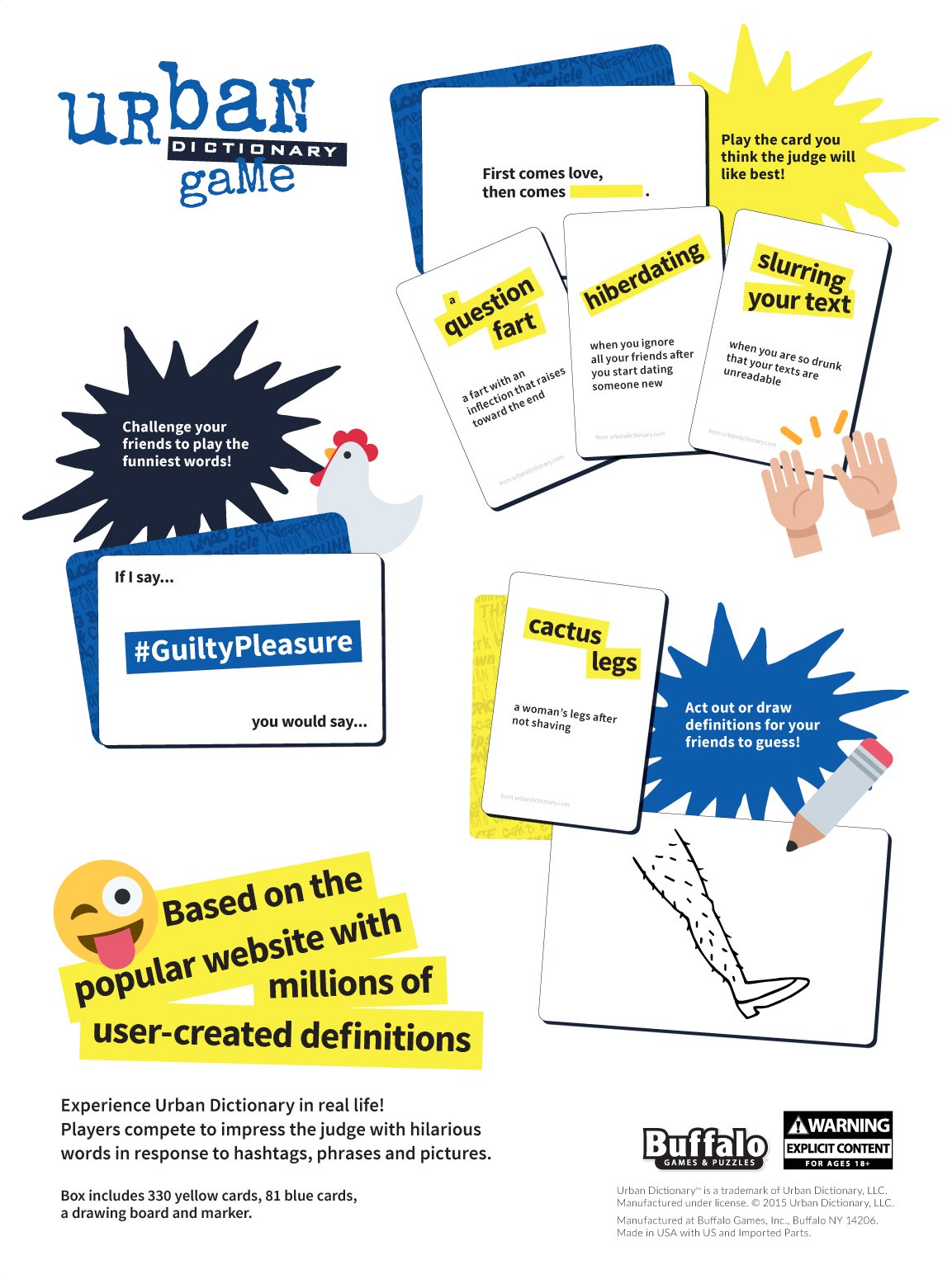 Buffalo Games Urban Dictionary: The Party Game of Slang : Toys & Games -  Amazon.com