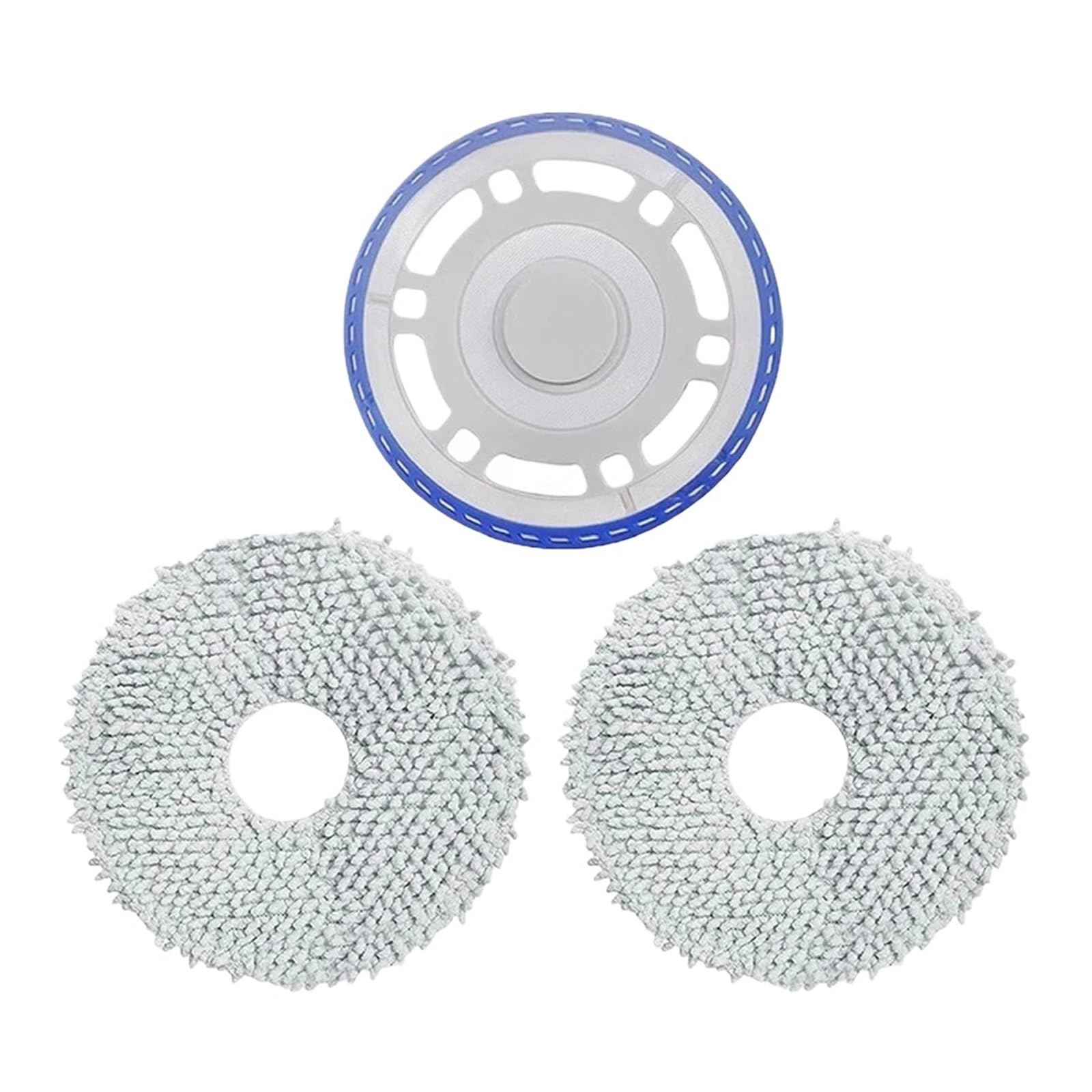 Hizon A Replacement Mop Holder Nd Mop Pads，Compatible For Ecovacs，T30c Omni T50 Pro For Omni N30 Pro Robotic Vacuum Cleaner Part