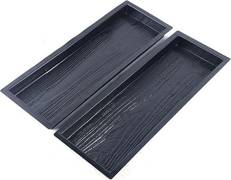 Concrete Molds, Big DIY Precast Concrete Molds, 2pcs Wooden Pavers Cement Paver Mold, Pavers for Garden Walkway