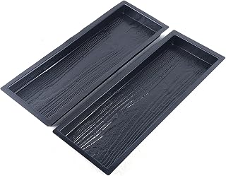 Concrete Molds, Big DIY Precast Concrete Molds, 2pcs Wooden Pavers Cement Paver Mold, Pavers for Garden Walkway