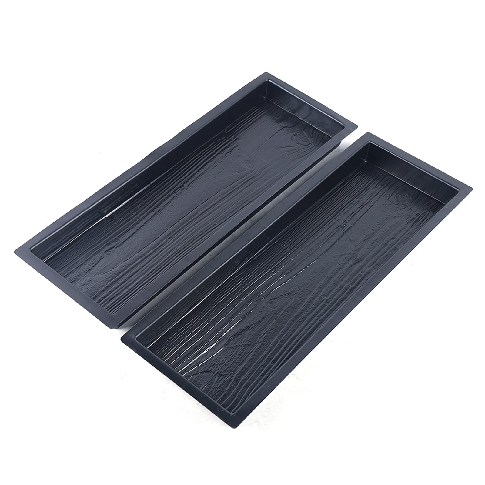 Concrete Molds, Big DIY Precast Concrete Molds, 2pcs Wooden Pavers Cement Paver Mold, Pavers for Garden Walkway