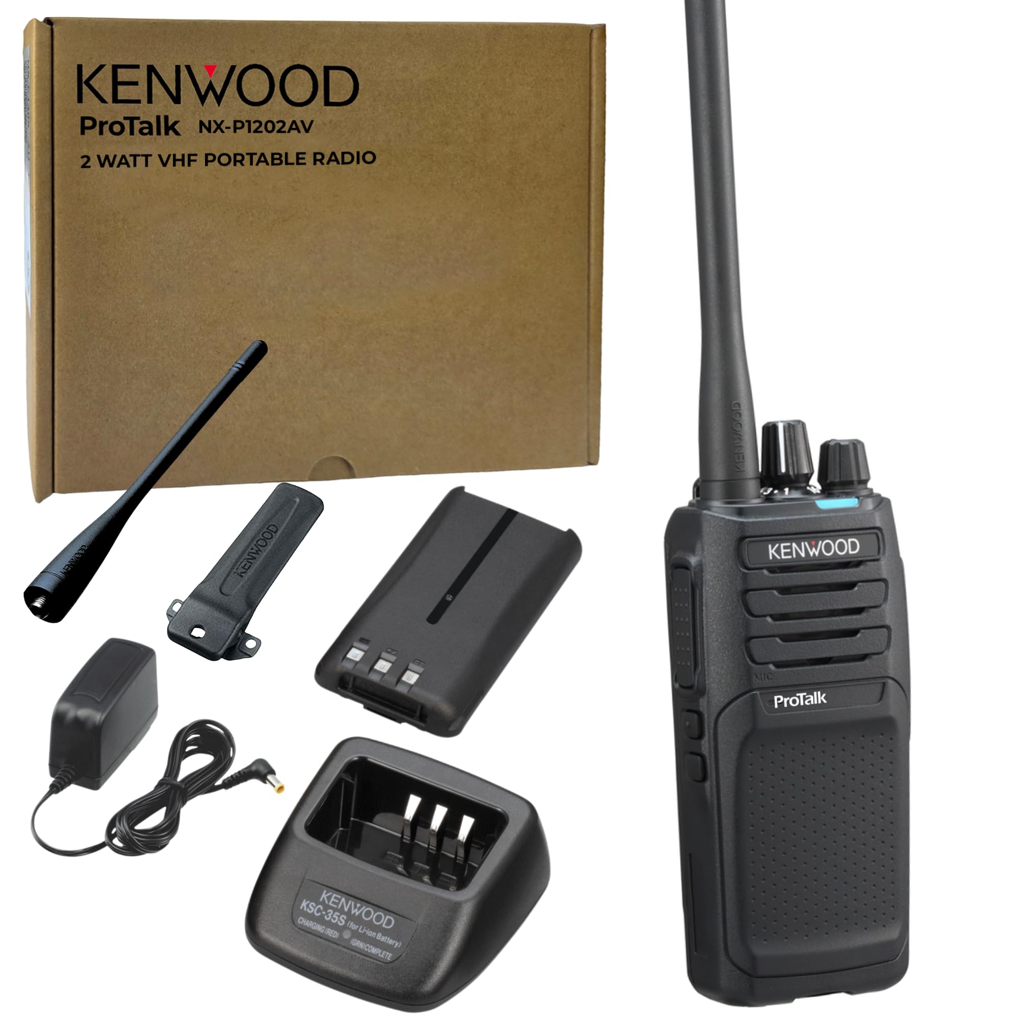 Amazon.com: Kenwood ProTalk NX-P1202AV VHF Two-Way Portable Radio