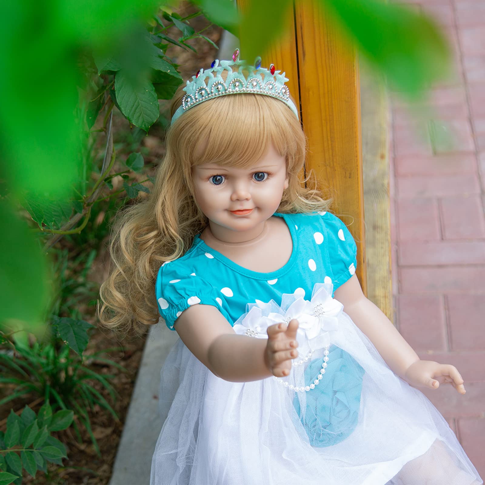 Amazon.co.jp: 80CMリボーン幼児ドールお姫様女の子全身柔らかい
