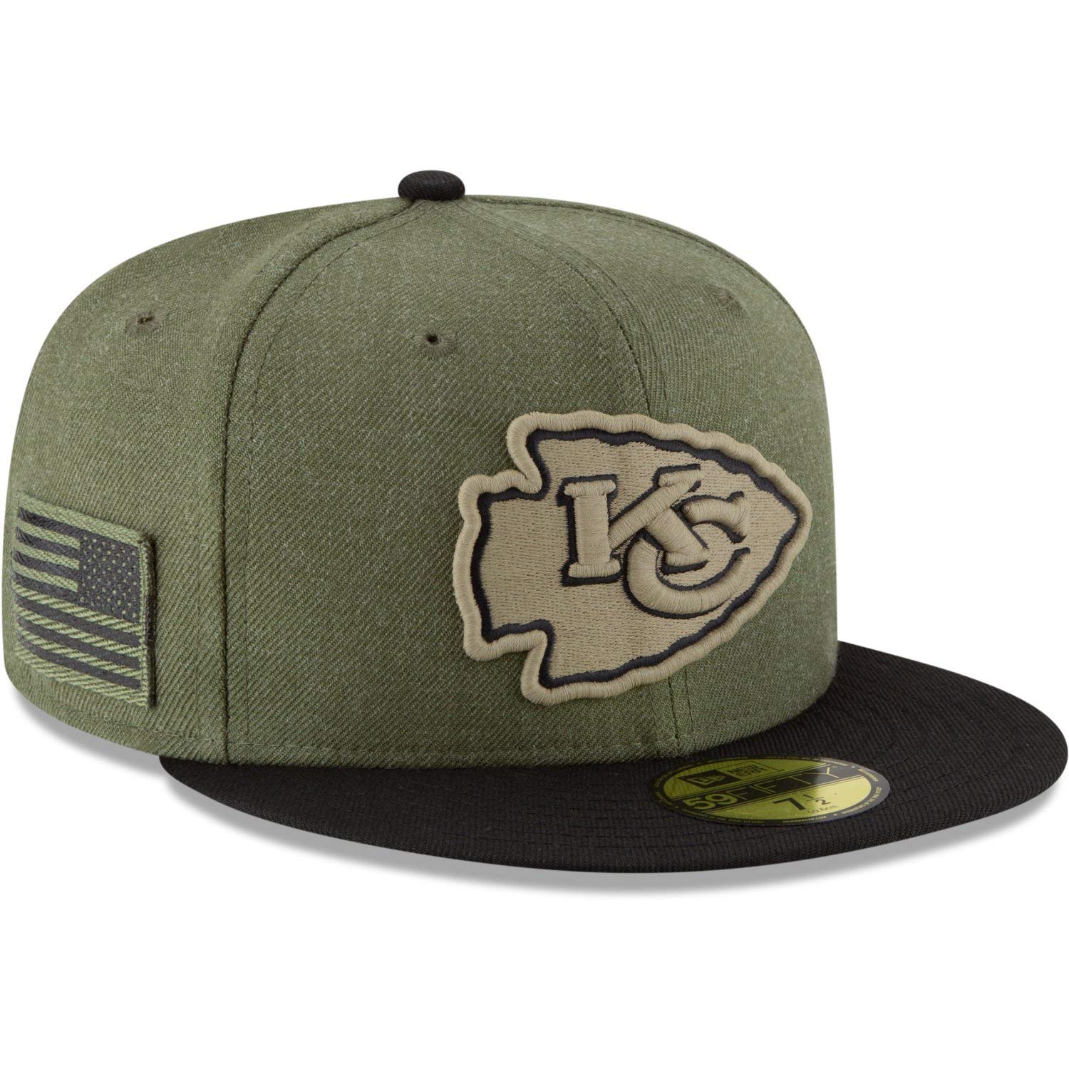 New Era59Fifty Cap - Salute to Service Kansas City Chiefs - 7 1/4
