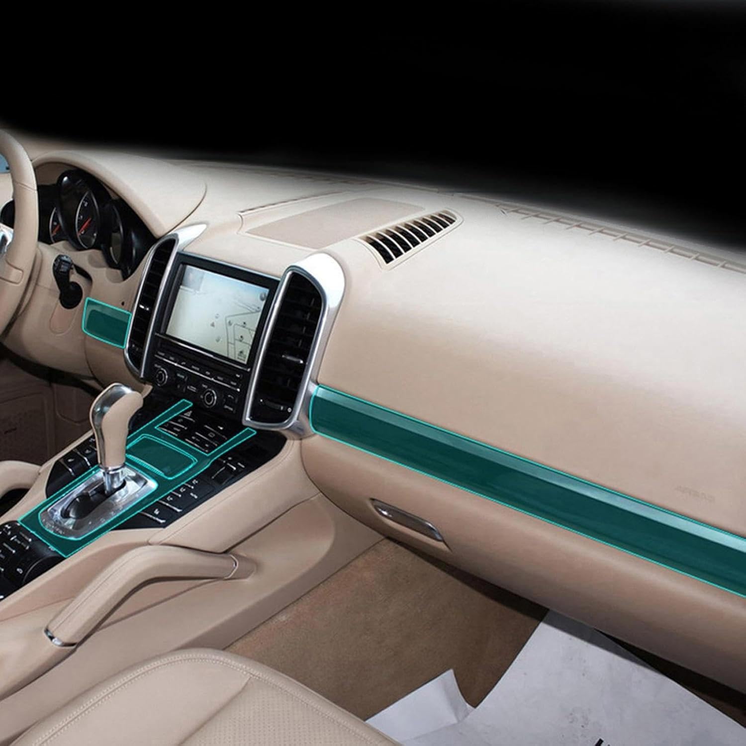 Écran tactile rayé ? Protection de navigation en TPU Porsche Cayenne 958