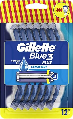 Gillette Blue3 Plus Comfort Tıraş Bıçağı 12'li