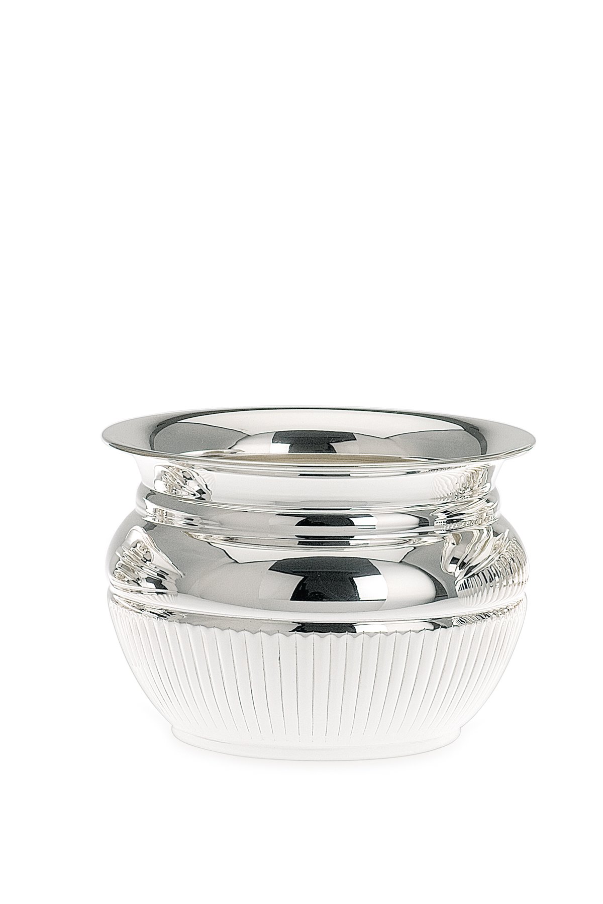 Umtopf mittel Queen Anne versilbert H 11,0cm D 12,0cm