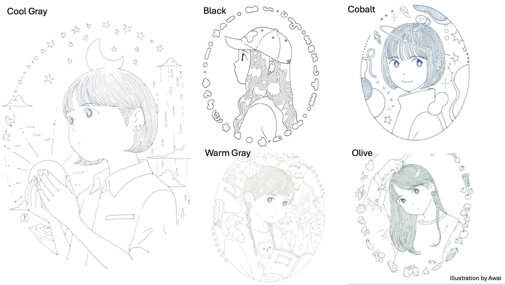 Copic Multiliner Set, 10-Pen Complete Color Set - 0.1mm, Water-based pigment ink (alcohol resistant and becomes waterproof when dry): 0.1 Millimeters