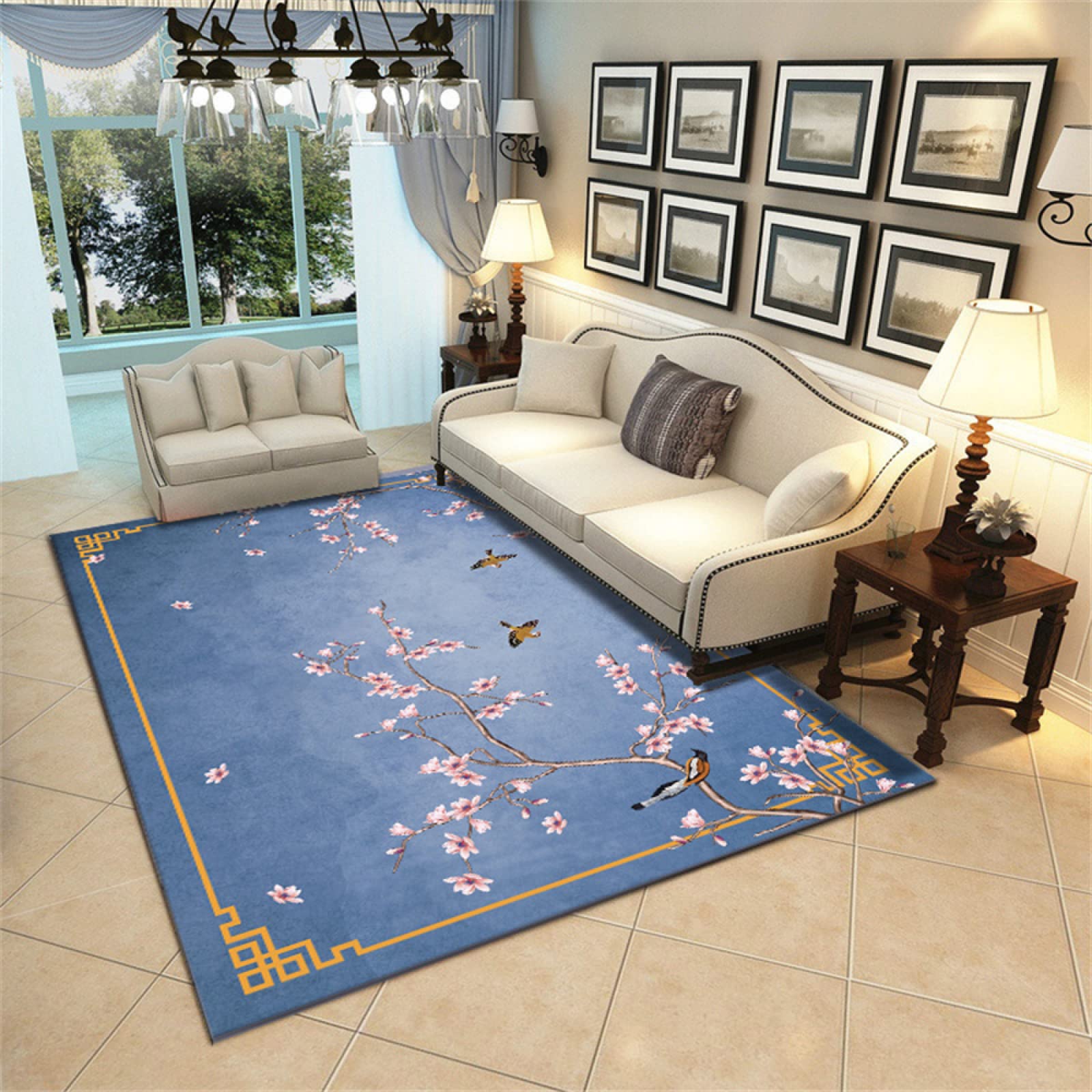 Tapis de chevet style chinois pour sublimer le salon et la chambre