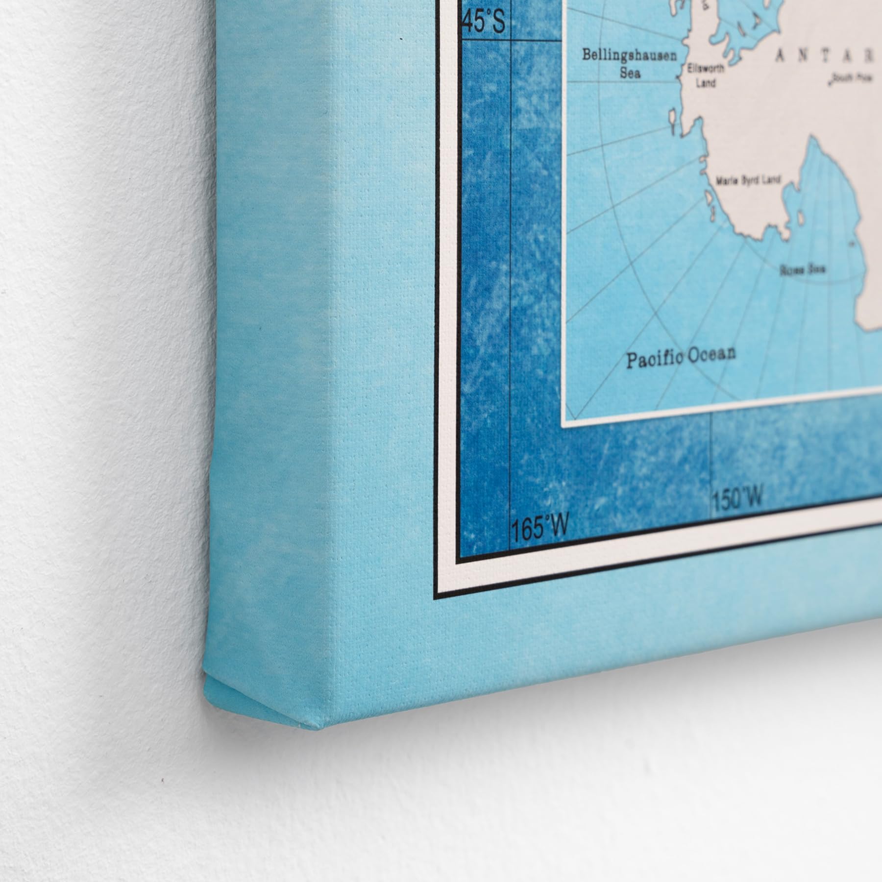 Hochwertige Canvas Weltkarte mit Kork-Pinnwand - Deutsche Beschriftung - Dekorative Wanddeko für alle Zimmer - Leinwandbilder mit Weltkarte Motiv (120x80 cm, Muster 21)