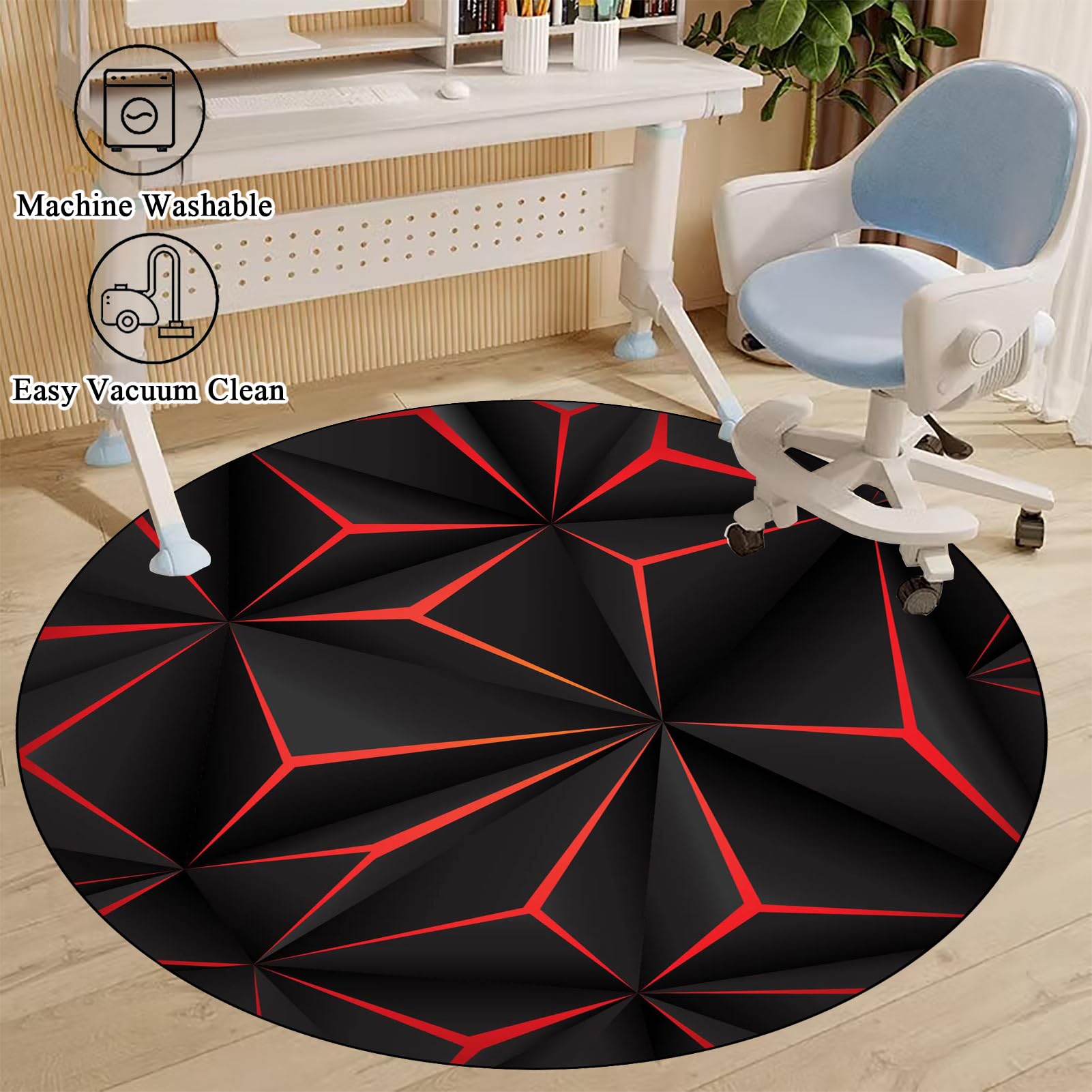 Tapete de escritorio para suelos de madera dura, tapete resistente para silla de oficina para suelos de pelo bajo, tapete grueso para silla de juegos, tapete protector de alfombra para parquet