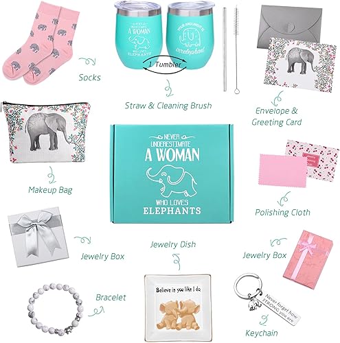 Miniatura 2 de Regalos de elefante para mujeres, regalos de cumpleaños para mujeres, elefantes, regalos para amantes de los elefantes, ideas de regalo de elefante,