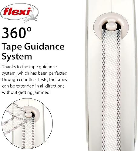 Miniatura 3 de FLEXI Style - Correa retráctil para perro (cinta), ergonómica, duradera y sin enredos, correa para caminar para perros de hasta 55 libras, 16 pies,
