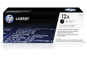 Genuine HP 12A Black Original Laser Toner Cartridge | Q2612A