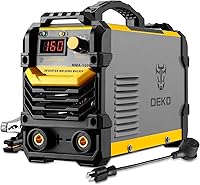 DEKOPRO 160A MMA Stick Welder 110/220V IGBT ARC Welder with Hot Start, Arc Force, Digital LCD - ETL Certified Portable Welder