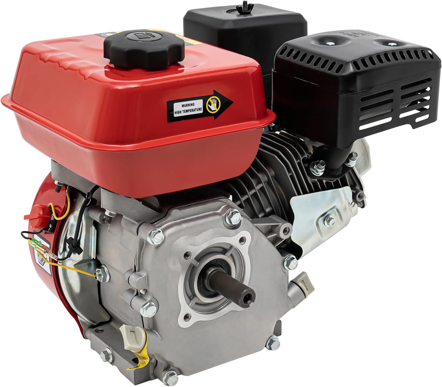 TBVECHI 4 Stroke 7.5 HP 212CC Gasoline Outboard Motor with Bracket Single Cylinder Boat Engine for 9.84-19.69Ft Fishing Boat