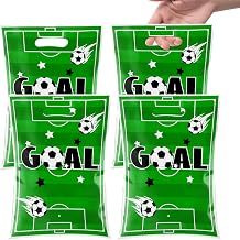 Agaommio Soccer Goodie Bags Party Favors,Christmas Gift Bag 50pcs Soccer Gift Bags for Team Goody Snacks Candy Treat Bag Football Party Decorations Birthday Supplies Gifts for Kids Games Sports Theme C