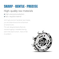 Vista 2 de HQ8 Cabezales de repuesto para Philips Norelco Shaver OEM, cuchillas HQ8 para afeitadoras Philips Norelco y Aquatec, 6 piezas