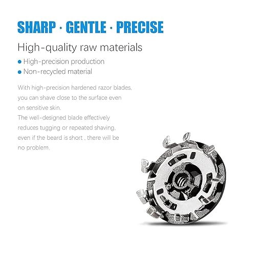 Miniatura 2 de HQ8 Cabezales de repuesto para afeitadoras Philips Norelco, compatibles con afeitadoras Philips Razor y Aquatec AT750 AT751 AT890, 6 unidades