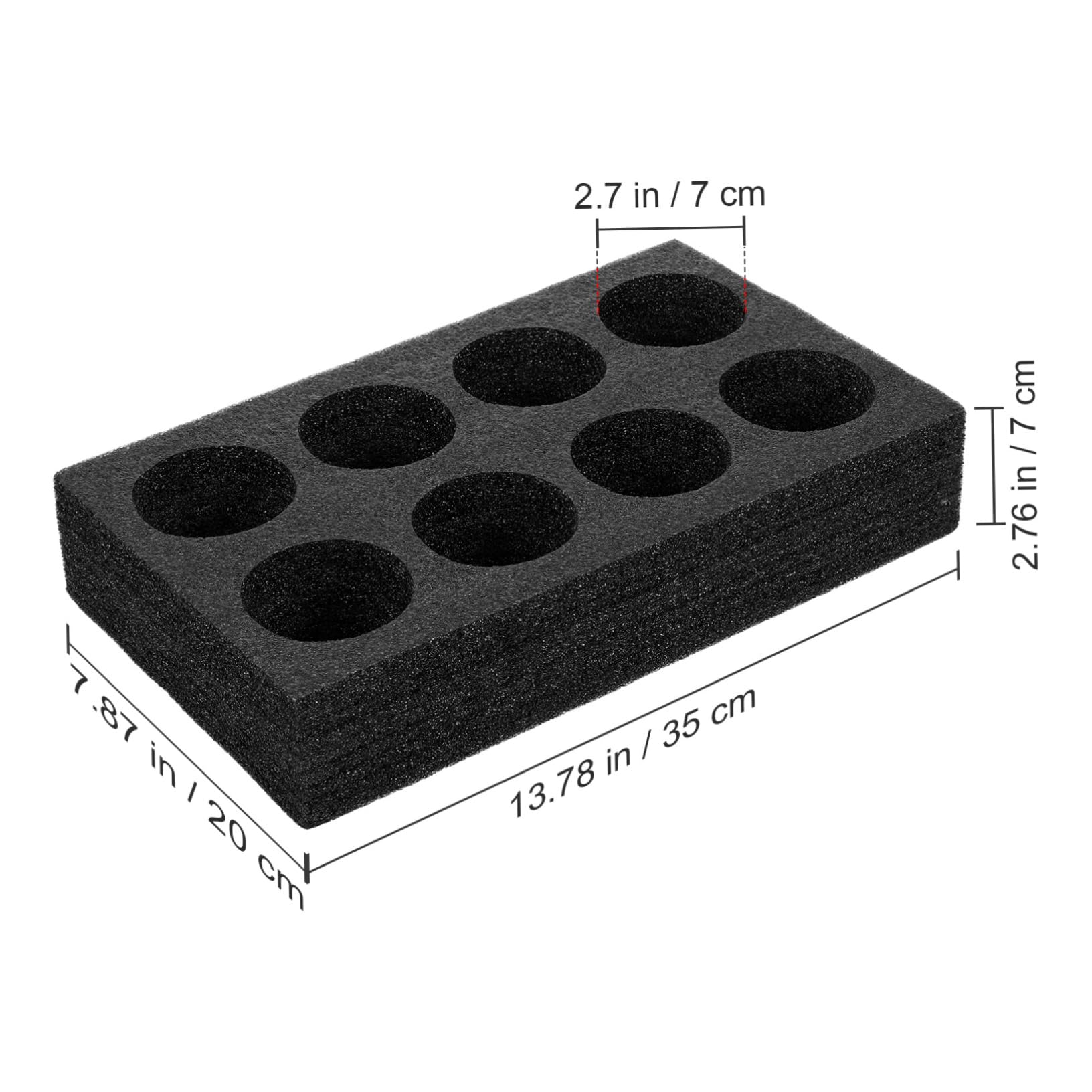 Luxshiny Multiple-Hole Cup Holder Holder Beverage Packing Box 8 Hole Drink Carrier Tray Perfect for