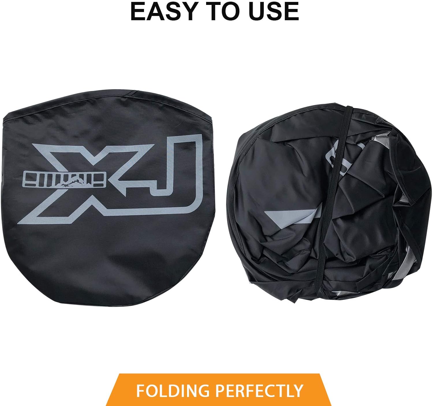 Cherokee XJ Accessories, Windshield Sunshade, Banner, Sun Shield, Fits Every Year XJ 1984-2001, Custom fit