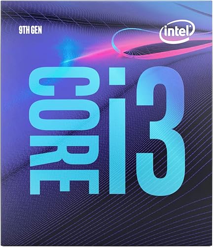 Intel Core i3-9100 Procesador de escritorio 4 núcleos hasta 4.2 GHz LGA1151 300 Series 65W