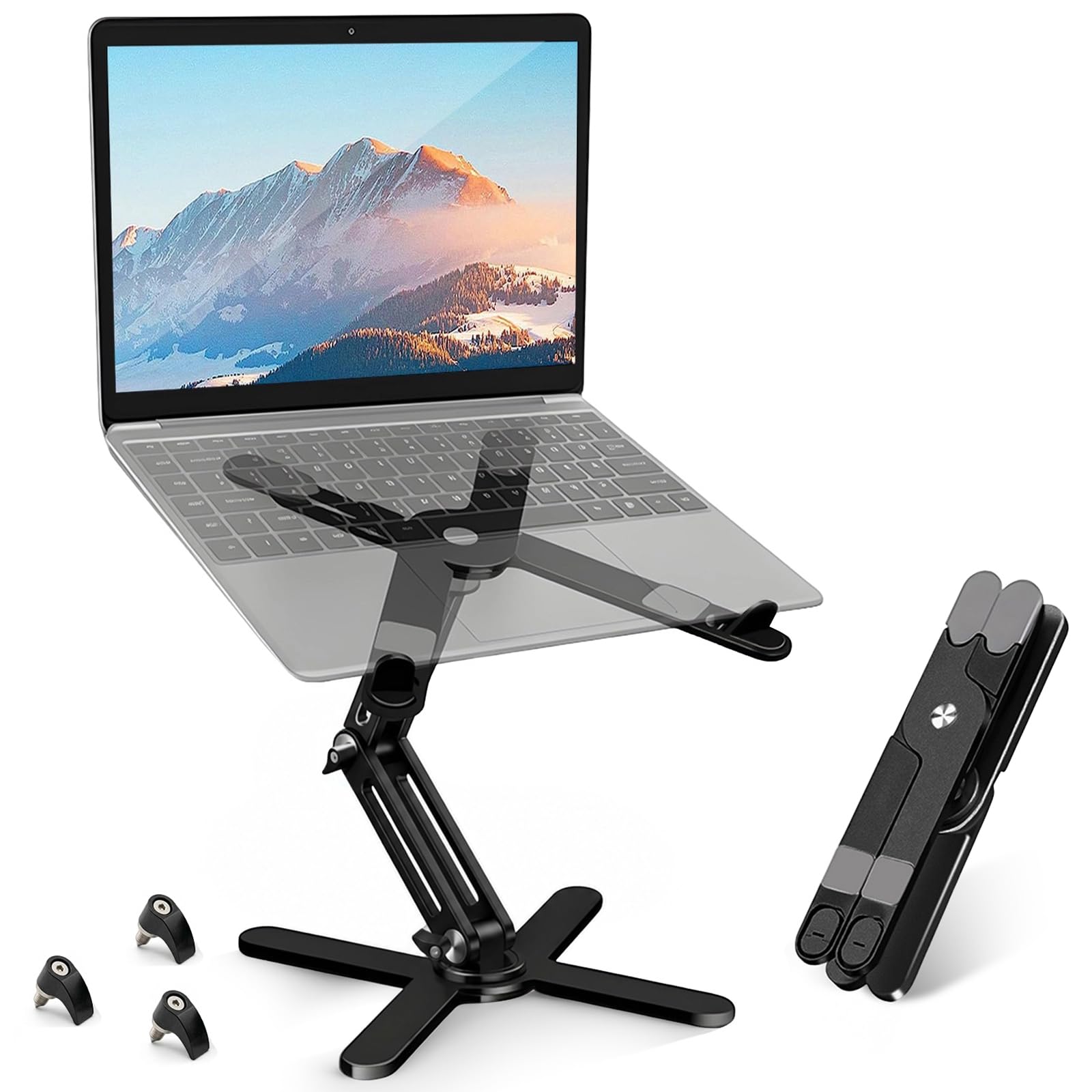 その他ノートPCアクセサリー Laptop Stand with Multifunction Adapter 71utbzoE15L.jpg