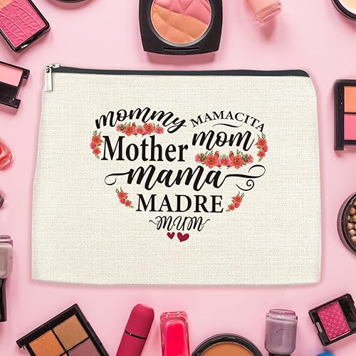 Miniatura 6 de Bolsa de maquillaje para mamá, regalos para madre de hija e hijo, cumpleaños, Navidad, Día de la Madre, regalos para madre, mamá, mamá, nueva mamá,