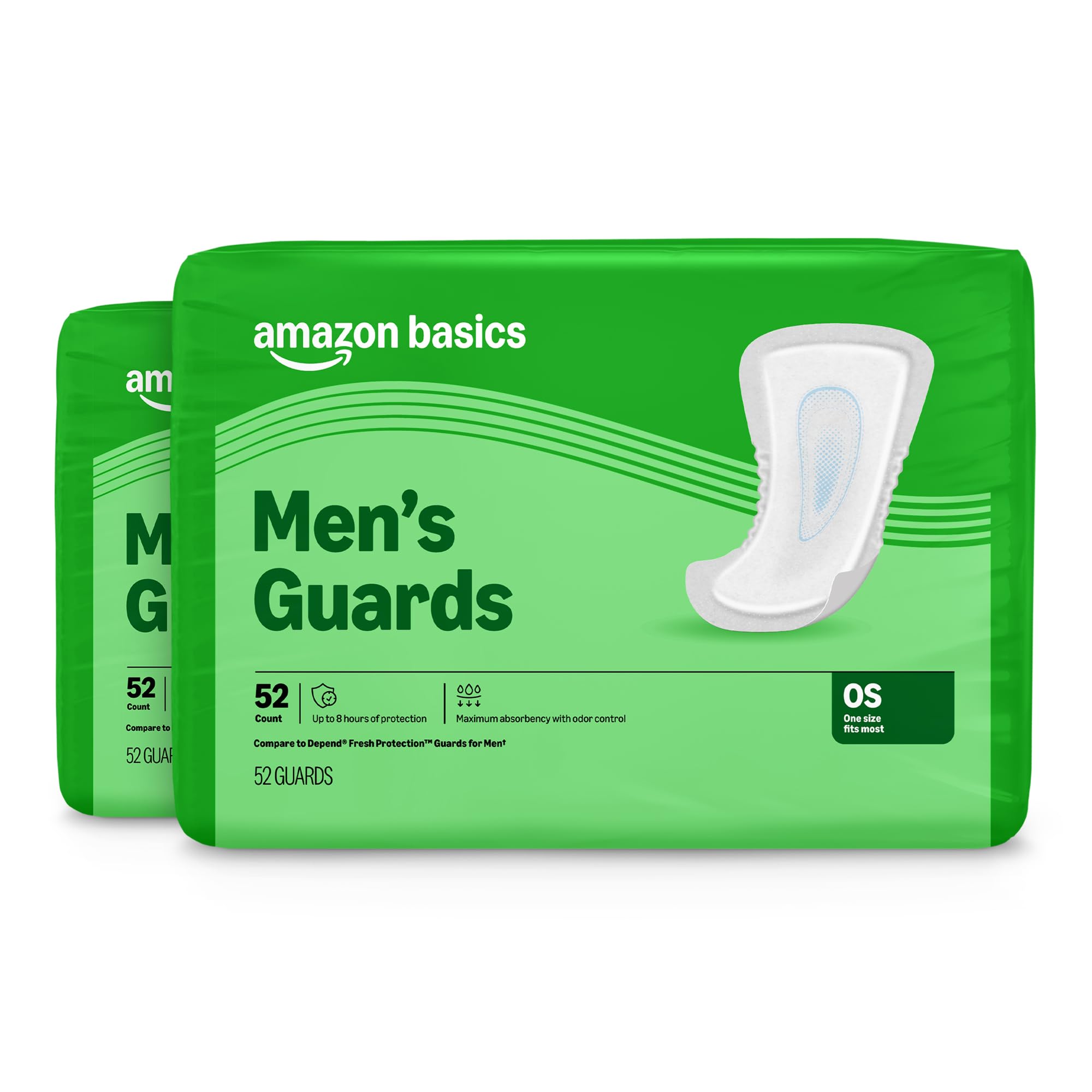 Photo 1 of ***FACTORY SEALED ***
Amazon Basics Men's Incontinence Guards, 104 Count