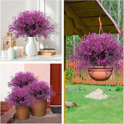 Vista 167 de Cattree - Arbustos artificiales, hierba de plástico, plantas artificiales para boda, interior, exterior, hogar, jardín, terraza, cocina, oficina