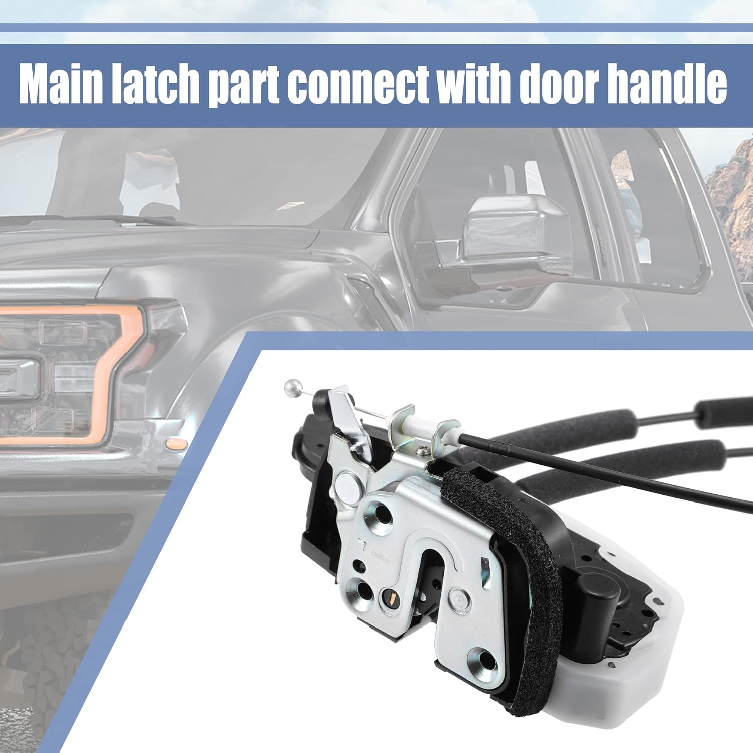 X AUTOHAUX Rear Driver Door Lock Actuator Replacement for Murano 2008-2014 Rear Left Side Door Latch Motor Assembly 82501-1AA0A