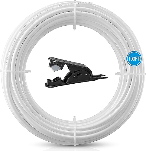 Miniatura 10 de Tubo de agua O.D.RO de 30 pies de 14 pulgadas, tubo certificado NSF para sistema de filtro de purificador de agua RO(ósmosis inversa), manguera de