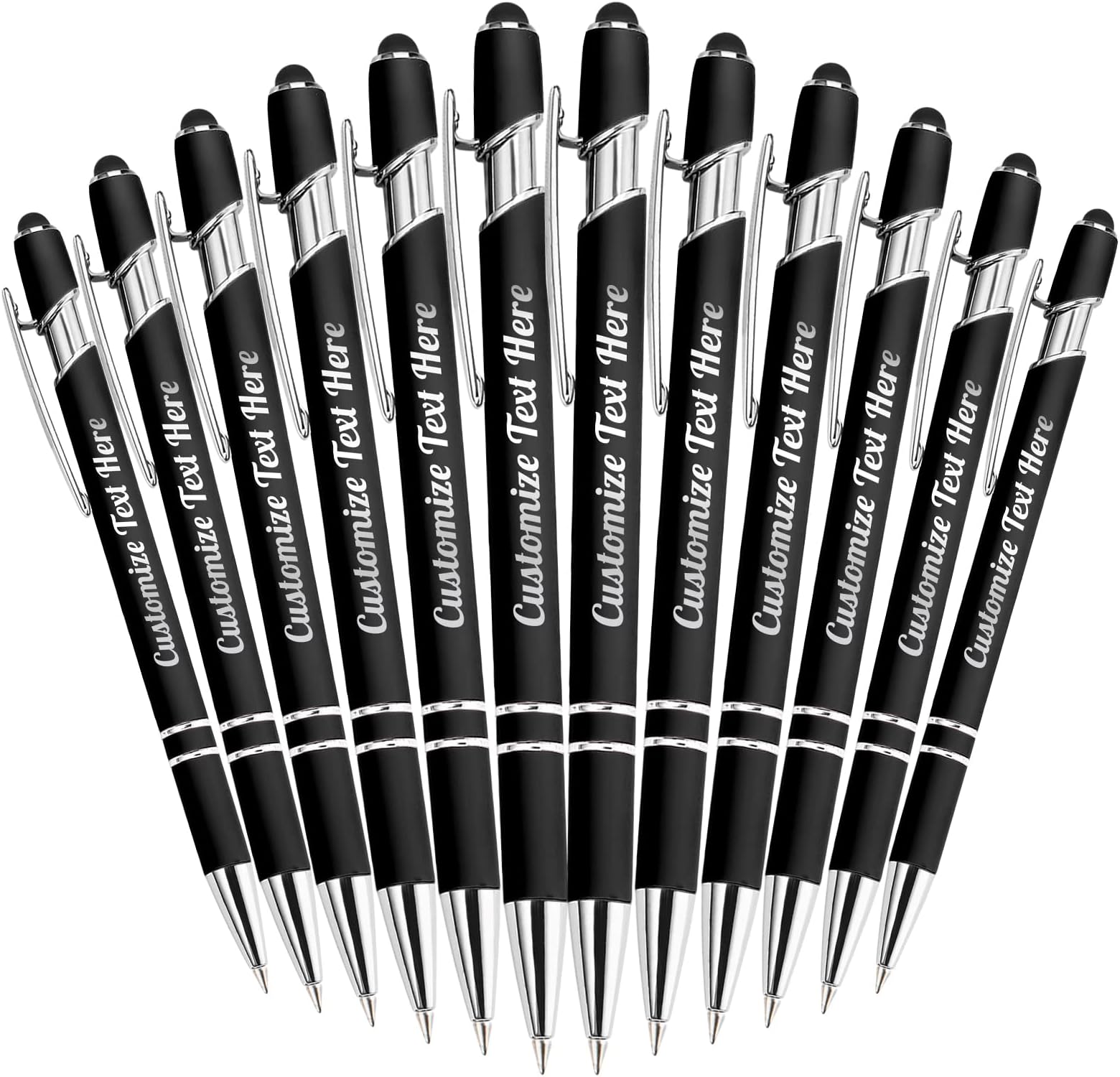 YOUNDER Personalized Pens with Stylus Tip Premium