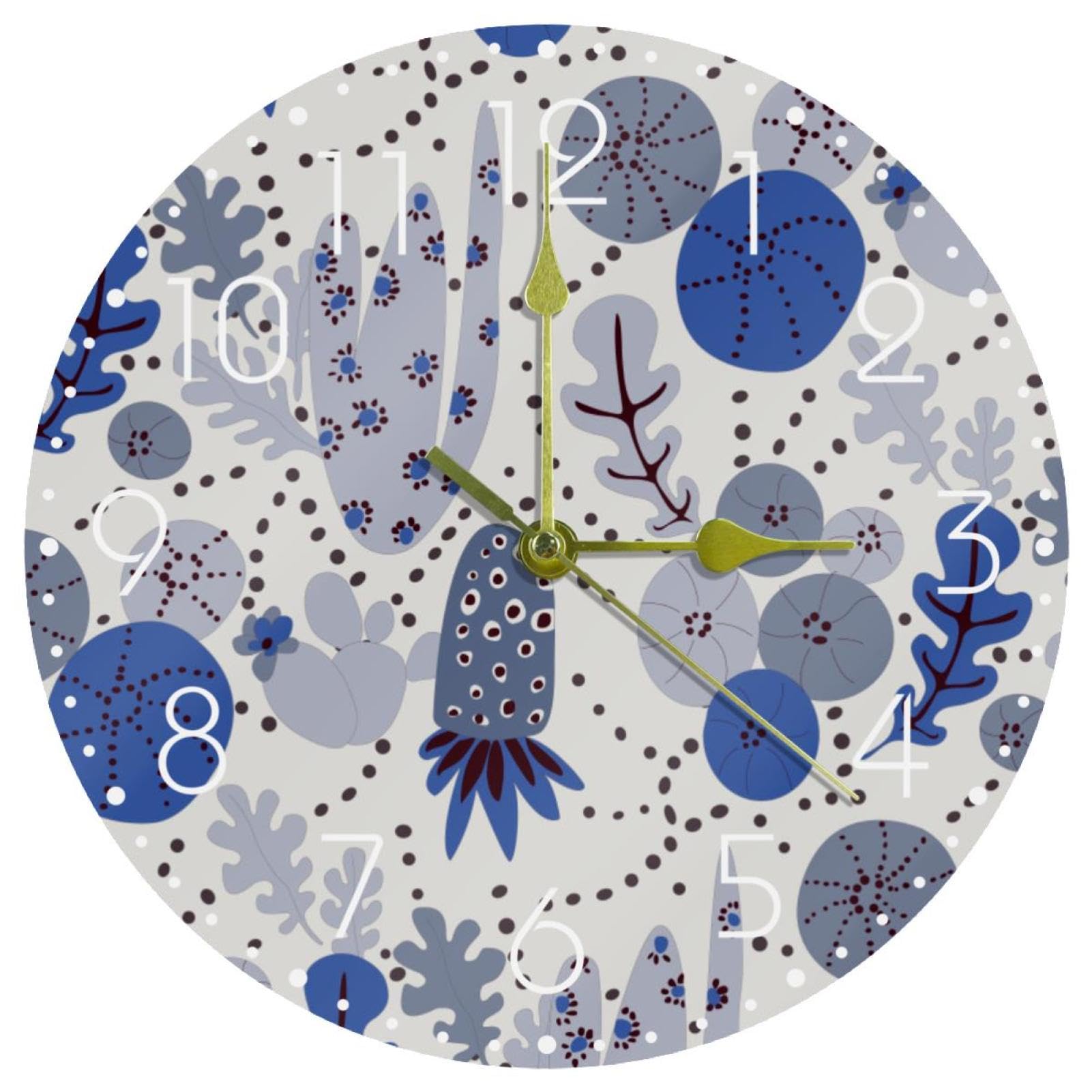 Horloge murale en acrylique design abstrait haut de gamme