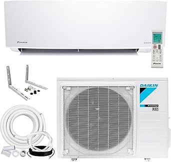 Daikin 24,000 BTU 18 SEER2 Entra R32 Series Ductless Mini Split with Heat Pump System and Installation Kit