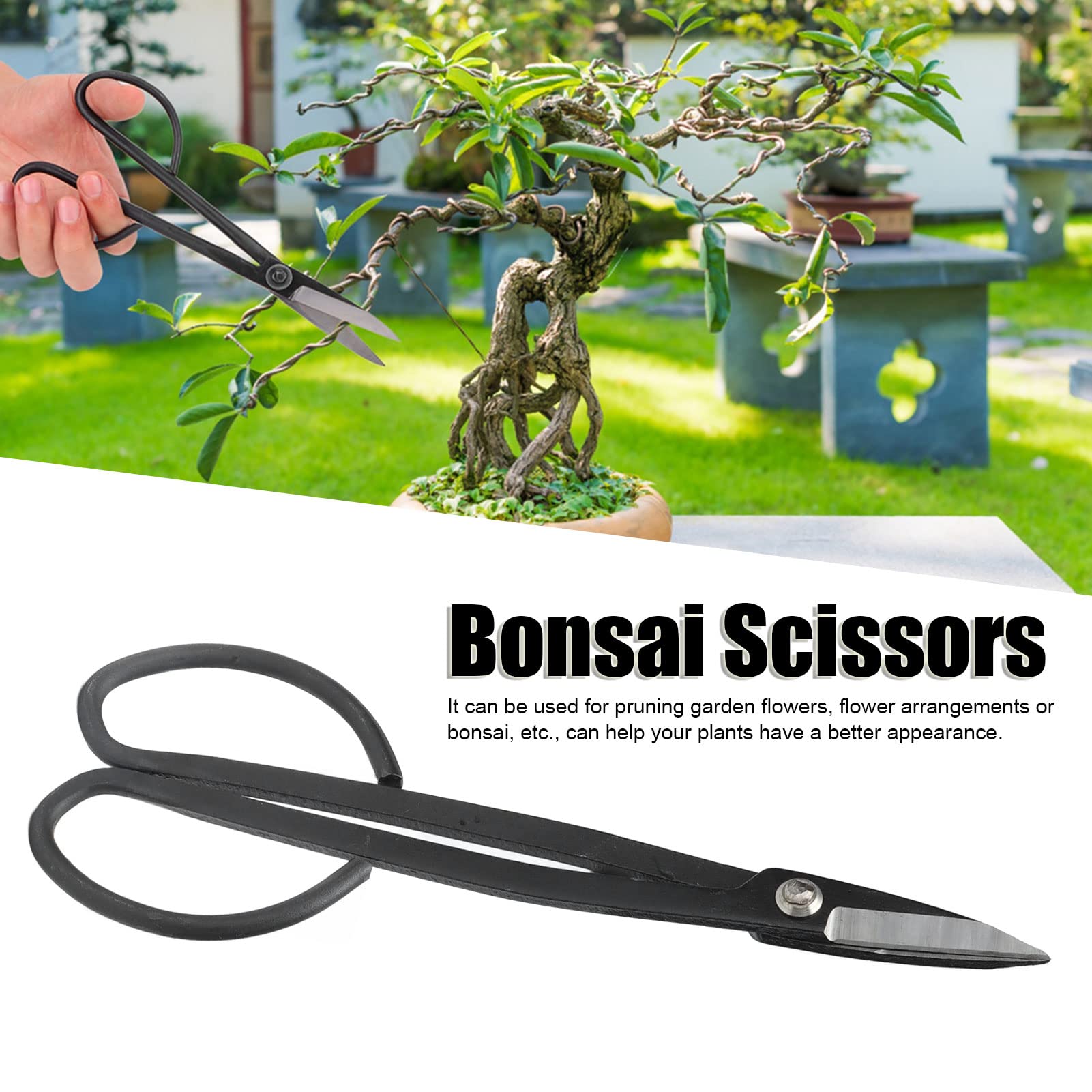 Bonsai Scissors, Pruning Shears Small Gardening Scissors Stainless Steel Twig Scissors Japanese Bonsai Garden Tools for Flower Bonsai