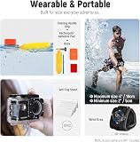 NEEWER Kit d'Accessoires pour Caméra d'Action 50en1 Compatible Avec GoProHero 131211 DJI OSMO 4 3 2 Insta360X4X3 SJCAM AKASO VicTsingAPEMAN Campark Sony Sports DV avec support poteau pour caméra GP-10 - 4
