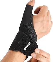 CAMBIVO Wrist Support Wraps 2 Pack, Adjustable Wrist Compression Wrap, 2-Way Custom Support, Breathable, Fits Left & Right Hand, For Typing, Gym, Tennis & Repetitive Strain